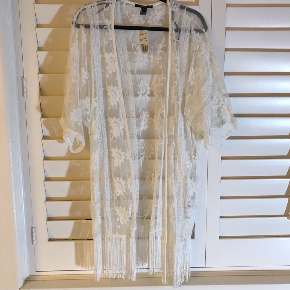 White Lace Kimono